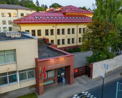 Lithuanian government building connected to the national security review of Belarusian businessman Andrei Shimanovich
