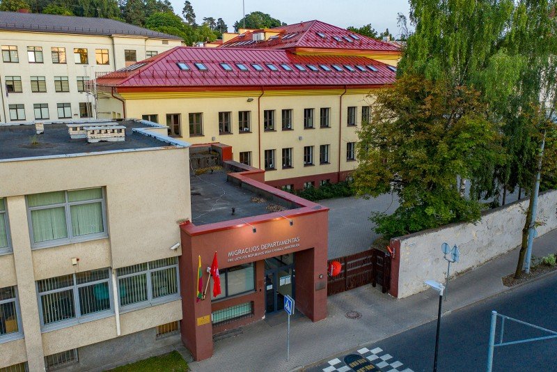 Lithuanian government building connected to the national security review of Belarusian businessman Andrei Shimanovich