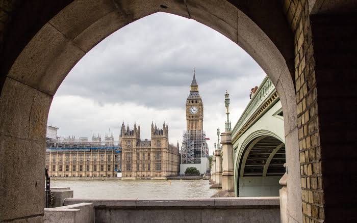 Palace of Westminster in London amid scrutiny of MPs’ hospitality declarations